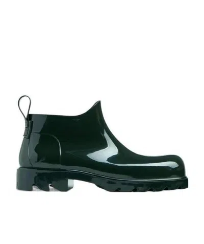 Bottega Veneta Ridged Slip-on Boots In Black