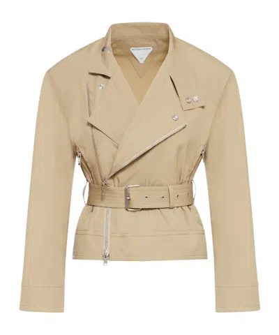 BOTTEGA VENETA BOTTEGA VENETA BELTED WAIST LIGHT JACKET