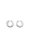 Bottega Veneta Ring Earrings In White