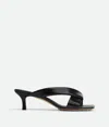 Bottega Veneta Criss Cross Padded Leather Slide Sandals