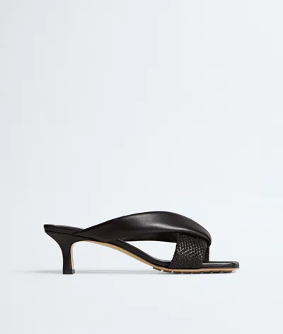 Bottega Veneta Riva Mule In Black