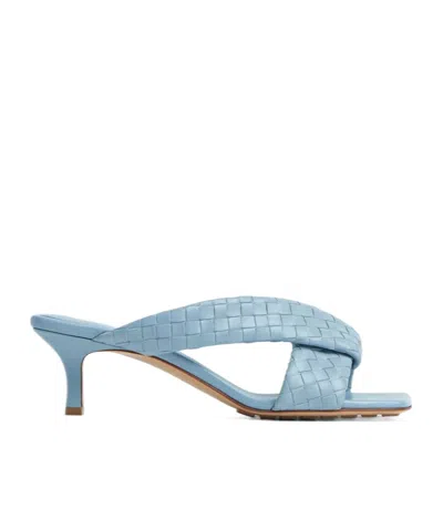 Bottega Veneta Riva Mule In Blue