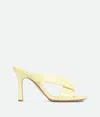 Bottega Veneta Criss Cross Padded Leather Slide Sandals In Camomile