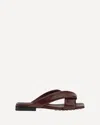 Bottega Veneta Mule Flat Riva Color Barolo