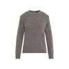 Bottega Veneta Grey Round Neck Pullover In Grey