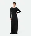 Bottega Veneta Compact Viscose Dress In Black