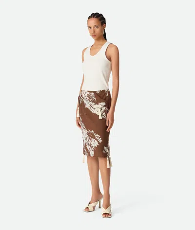 Bottega Veneta Rock Mit Italienischer Postkarte In Brown