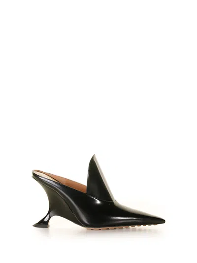 Bottega Veneta Rocket Balck Mule In Black