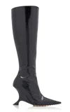 Bottega Veneta Rocket Sculptural Knee High Boots In Black