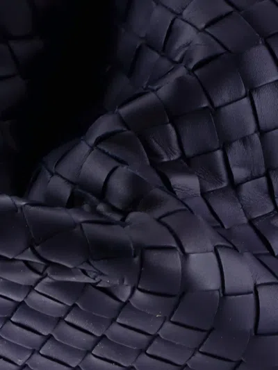 Pre-owned Bottega Veneta Roma Bag Intrecciato Nappa Medium Tote Bag In Blue