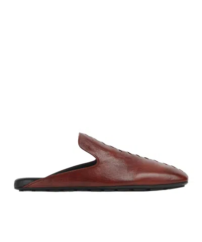 Bottega Veneta Roma Muller Shoes In Red