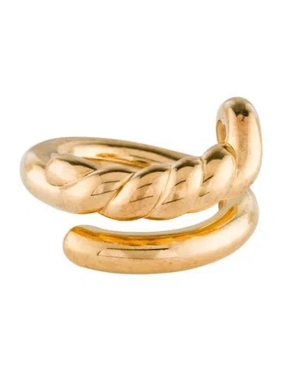 Pre-owned Bottega Veneta Rope Twist Ring In Multi
