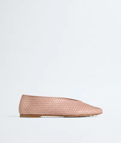 Bottega Veneta Rosa Ballerina In Pink