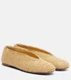 Bottega Veneta Raffia Rosa Ballerinas In Neutral