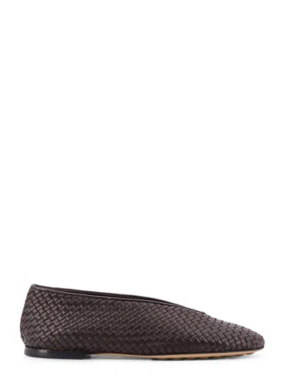 Bottega Veneta Rosa Woven Leather Ballerinas