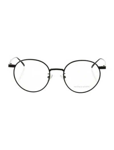 Pre-owned Bottega Veneta Round Eyeglasses W/ Tags In Black
