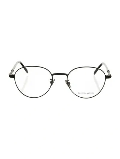 Pre-owned Bottega Veneta Round Eyeglasses W/ Tags In Black