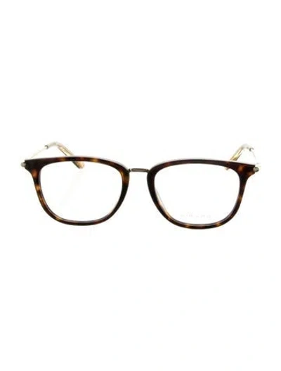 Pre-owned Bottega Veneta Round Eyeglasses W/ Tags In Black