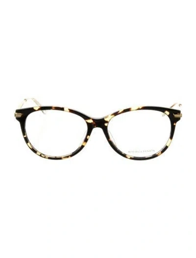 Pre-owned Bottega Veneta Round Eyeglasses W/ Tags In Black