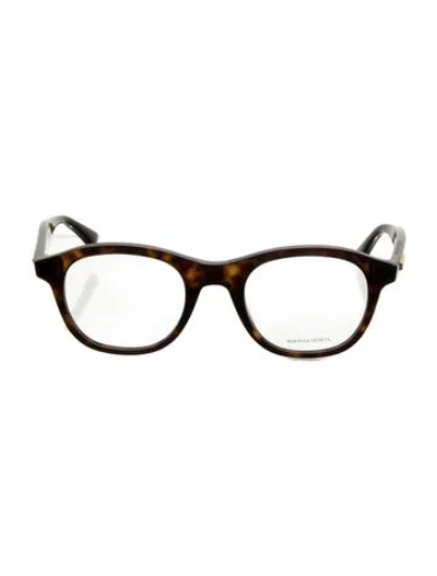 Pre-owned Bottega Veneta Round Eyeglasses W/ Tags In Black