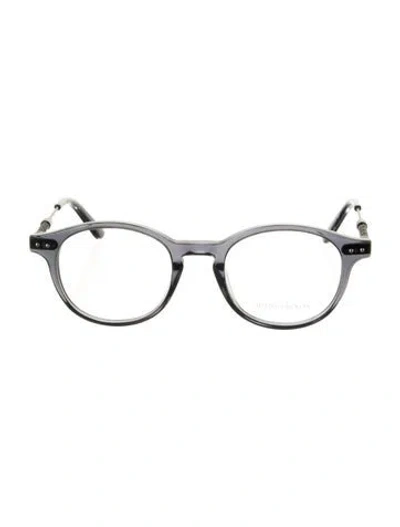 Pre-owned Bottega Veneta Round Eyeglasses W/ Tags In Black