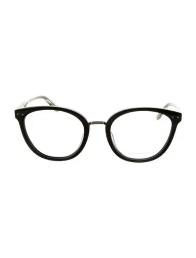 Pre-owned Bottega Veneta Round Eyeglasses W/ Tags In Black