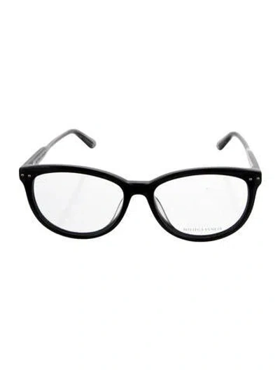 Pre-owned Bottega Veneta Round Eyeglasses W/ Tags In Black