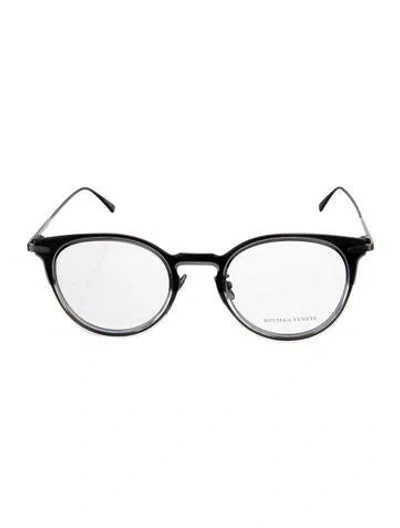 Pre-owned Bottega Veneta Round Eyeglasses W/ Tags In Black