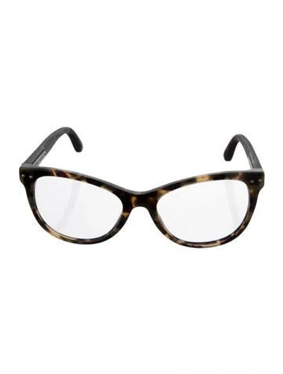 Pre-owned Bottega Veneta Round Eyeglasses W/ Tags In Brown