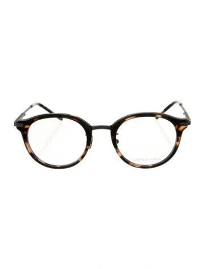 Pre-owned Bottega Veneta Round Eyeglasses W/ Tags In Brown