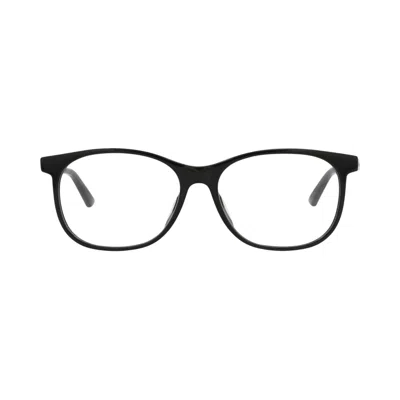 Pre-owned Bottega Veneta Round-frame Acetate Optical Frames 'black Transparent' | Multi-color | Men's Size One