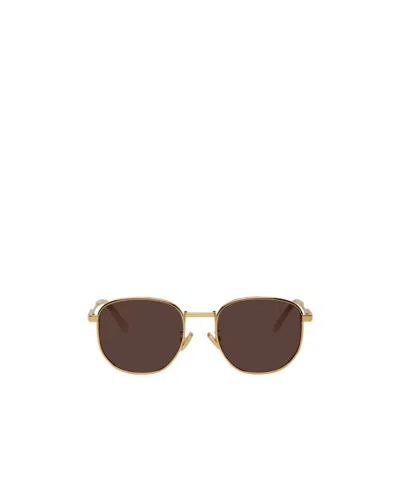 Bottega Veneta Rectangle Metal Sunglasses In Silver