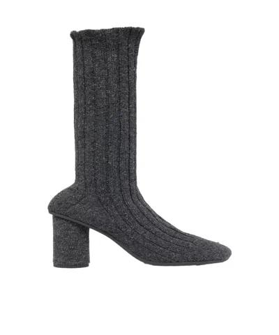 Bottega Veneta Women Atomic Knitted Wool Boots In Multicolor