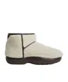 Bottega Veneta Snap Mini-stiefeletten In Popcorn Color/fudge Color