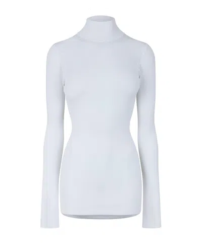 Bottega Veneta Round Neck Sweater In White