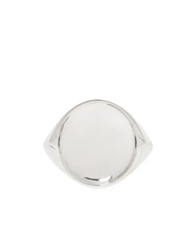 Bottega Veneta Round Ring In White