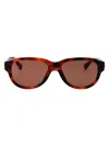 Bottega Veneta Round Sunglasses Bv1410 S 002 In Brown