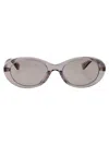 Bottega Veneta Grey-grey-grey Recycled Acetate Sunglasses In Gray