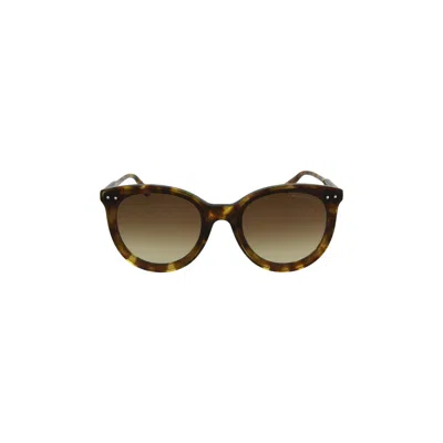 Pre-owned Bottega Veneta Round Sunglasses 'havana/brown' | Women's Size Onesize