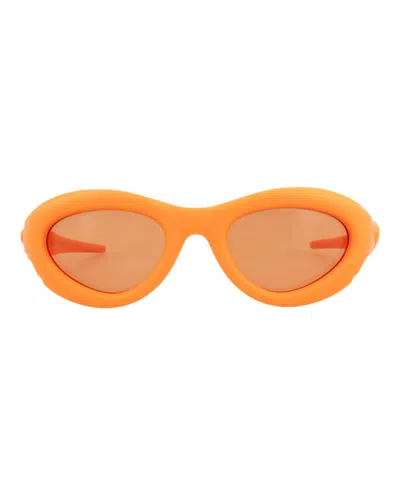 Bottega Veneta Novelty Unisex Sunglasses In Orange