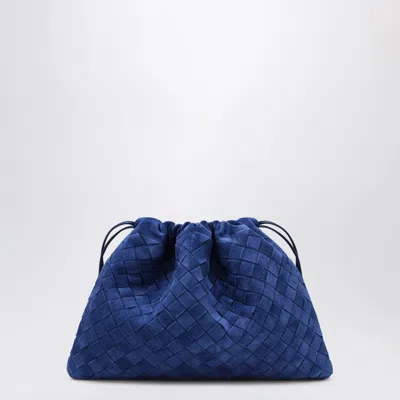 Bottega Veneta Royal Blue Suede Intrecciato Dustbag