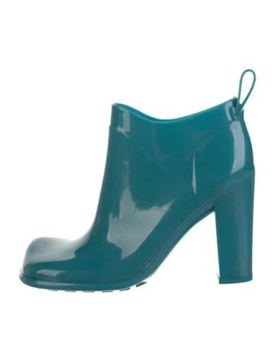 Pre-owned Bottega Veneta Rubber Boots In Blue