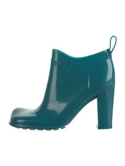 Pre-owned Bottega Veneta Rubber Boots In Blue