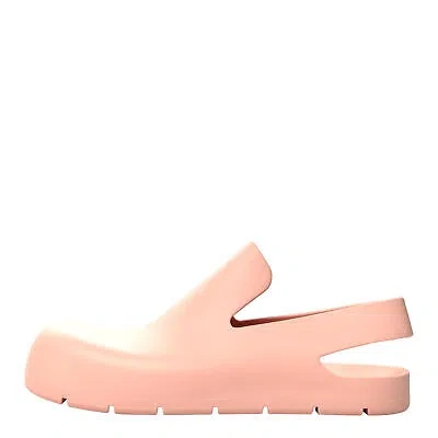 Pre-owned Bottega Veneta Rubber Puddle Sandals In Pink