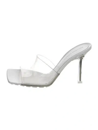 Pre-owned Bottega Veneta Rubber Slides In Transparent