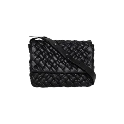 Pre-owned Bottega Veneta Rumple Messenger Bag 'black/silver' | Men's Size Onesize