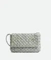 Bottega Veneta Rumple Messenger In Grey