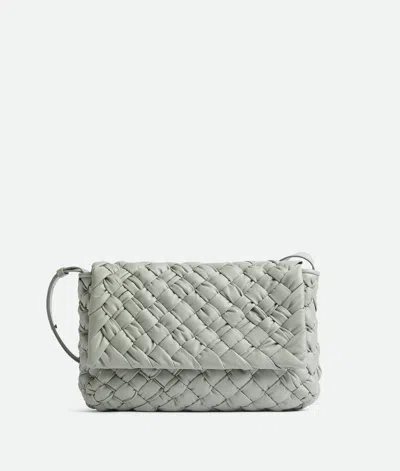Bottega Veneta Rumple Messenger In Grey