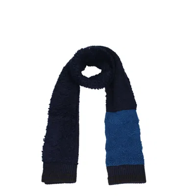 Bottega Veneta Women's Scarves Wool Blue/dark Blue