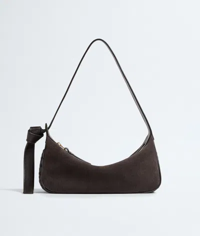 Bottega Veneta Nodo Shoulder Bag In Brown